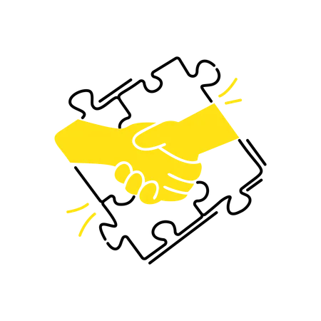 Business partners  Illustration