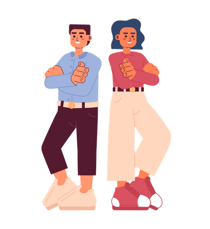 Business partners  Illustration