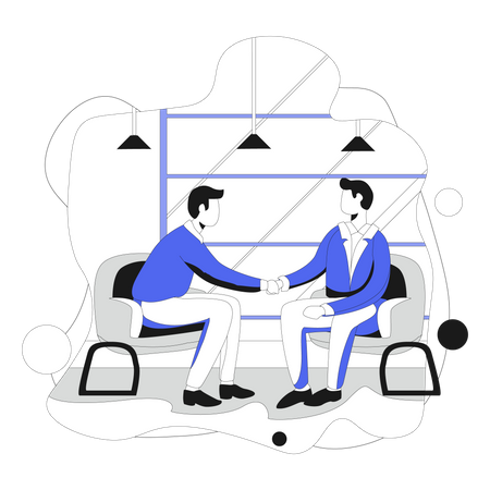 Business Partnership Illustration