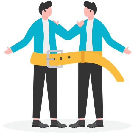 Business partnership deed  Illustration