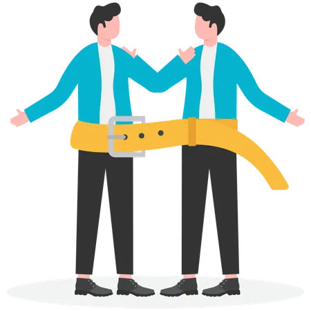 Business partnership deed  Illustration