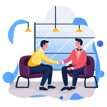 Business Partnership  Illustration