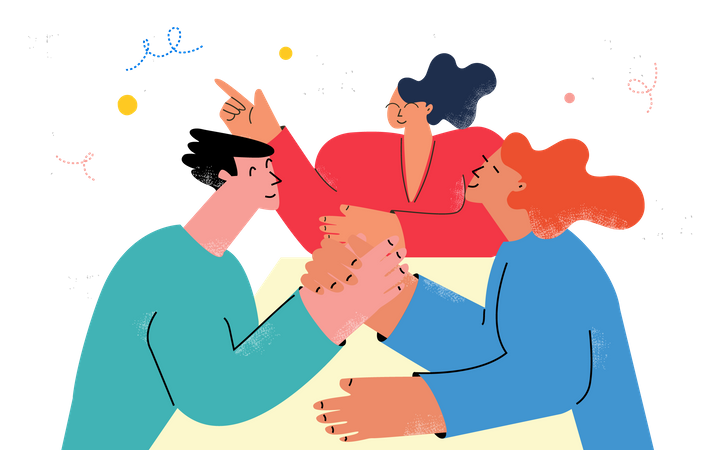 Business partnership  Illustration