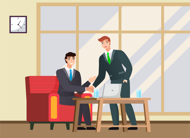 Business Partnership  Illustration