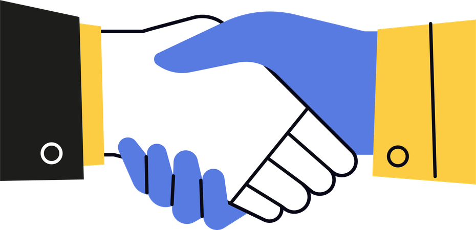 Business Partnership  Illustration