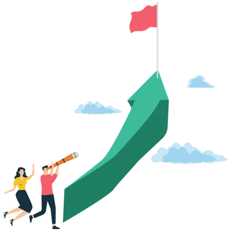 Business people boosting workplace motivation  Illustration
