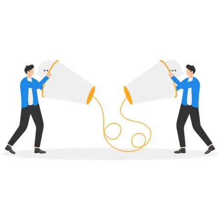 Business people communicating  Illustration