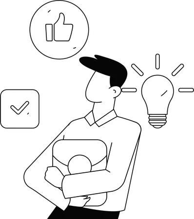 Business people doing online meeting  Illustration