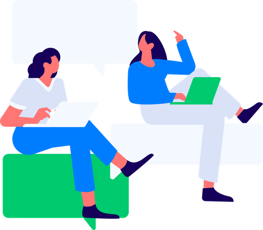 Business people doing online meeting  Illustration