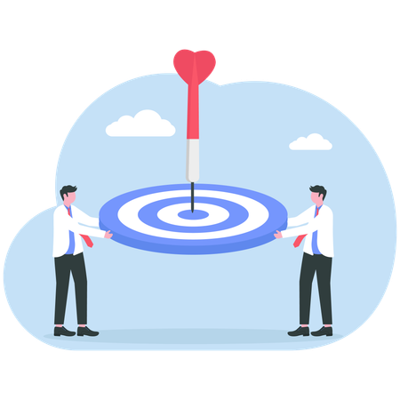 Business people doing teamwork  Illustration