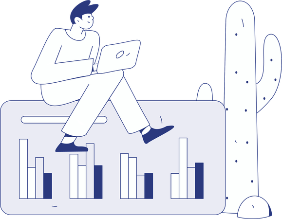 Business people having business meeting  Illustration