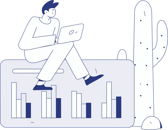 Business people having business meeting  Illustration
