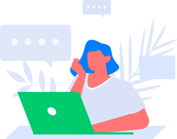Business people making business presentation  Illustration