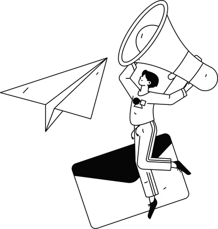 Business people making strategies for market  Illustration