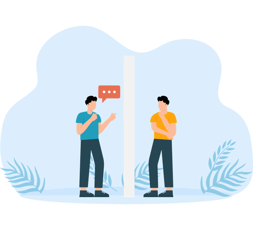 Business people meeting and talking  Illustration