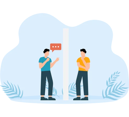 Business people meeting and talking  Illustration