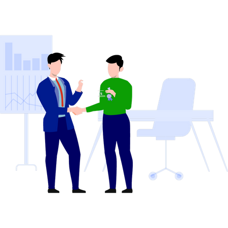 Business people working data analysis  Illustration
