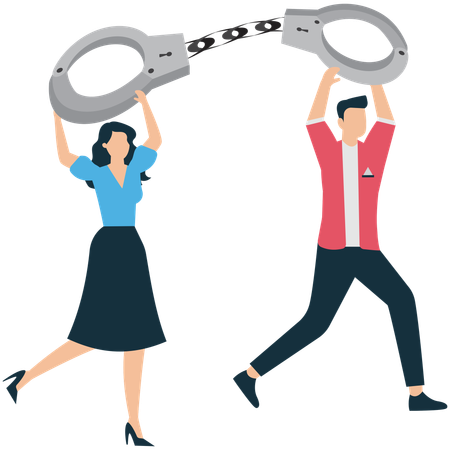 Business people working on business collaboration  Illustration