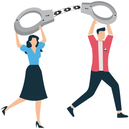 Business people working on business collaboration  Illustration