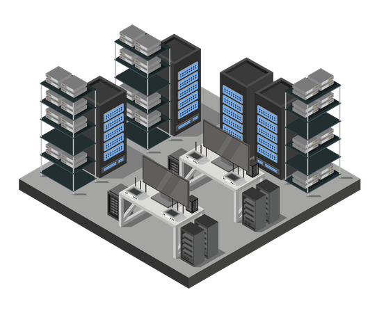 Business place  Illustration