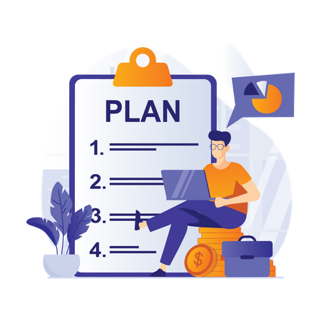 Business plan Illustration