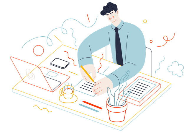 Business Plan  Illustration