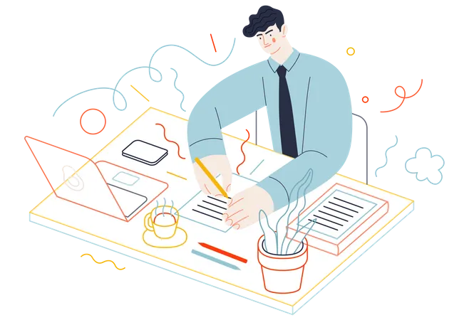 Business Plan  Illustration