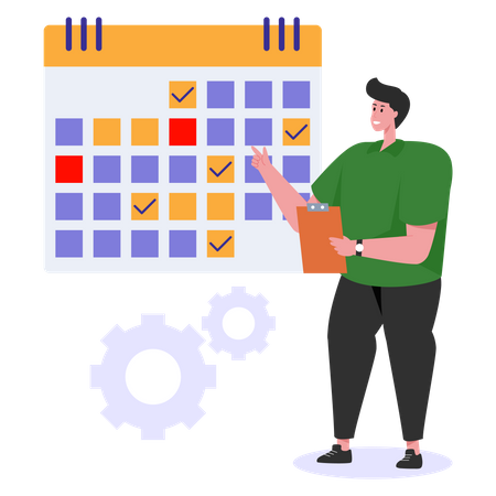 Business Plan Schedule  Illustration