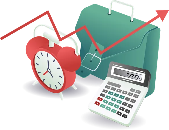 Business plan with calculation  Illustration