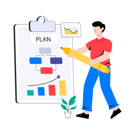 Business Planning Illustration