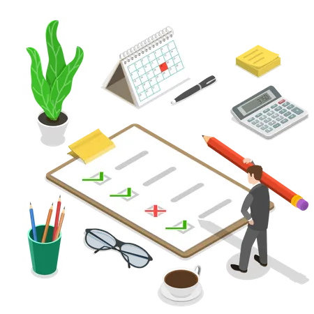 Business planning Illustration