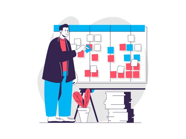 Business planning  Illustration