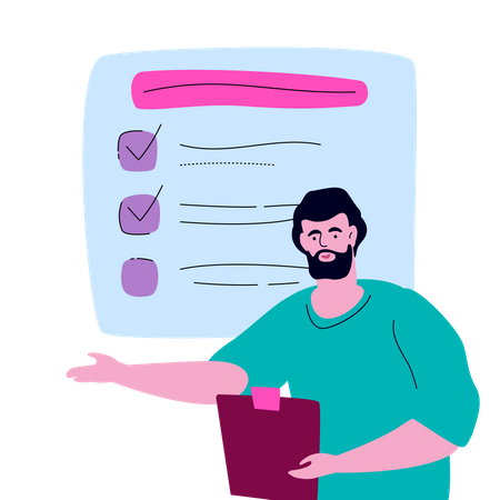 Business planning  Illustration