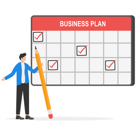 Business Planning  Illustration