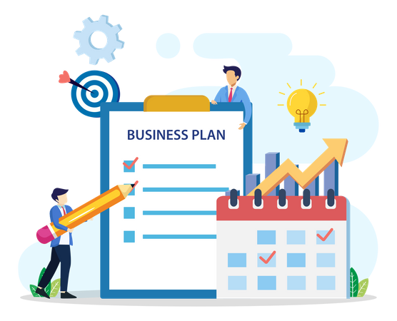 Business Planning  Illustration