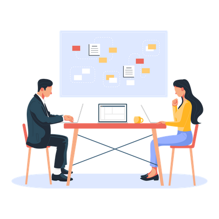 Business Planning  Illustration