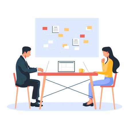 Business Planning  Illustration