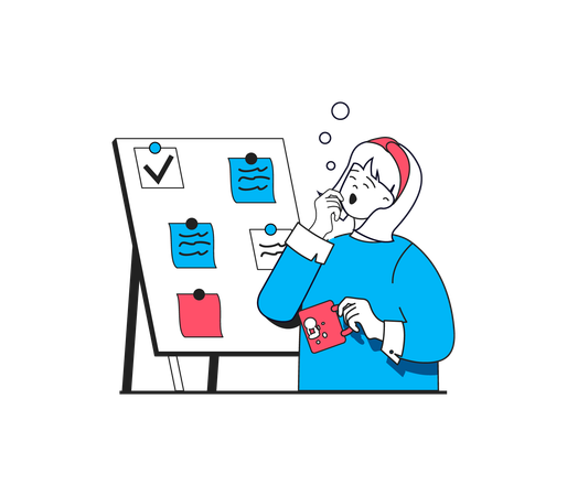 Business planning  Illustration