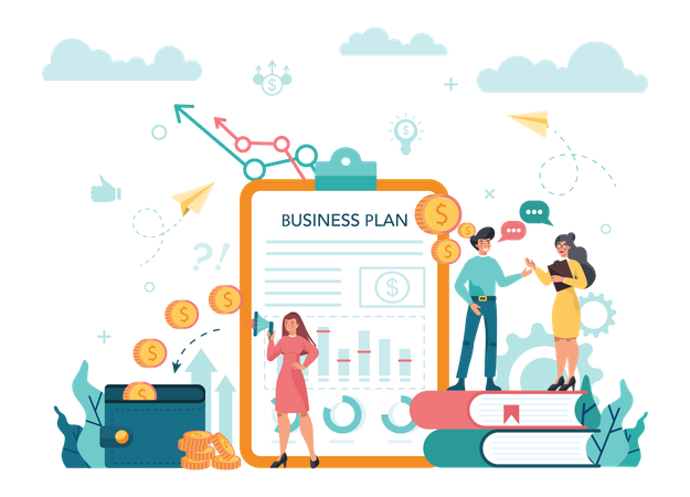 Business planning  Illustration