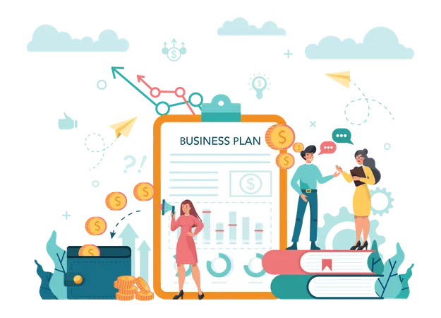 Business planning  Illustration