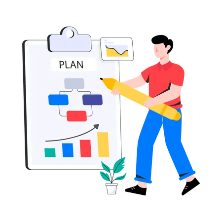 Business Planning  Illustration