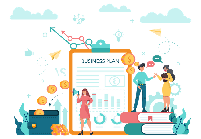 Business Planning  Illustration