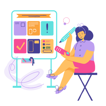 Business Planning  Illustration