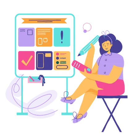 Business Planning  Illustration