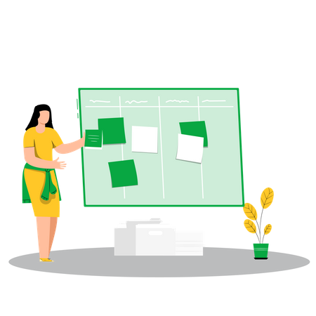 Business planning  Illustration