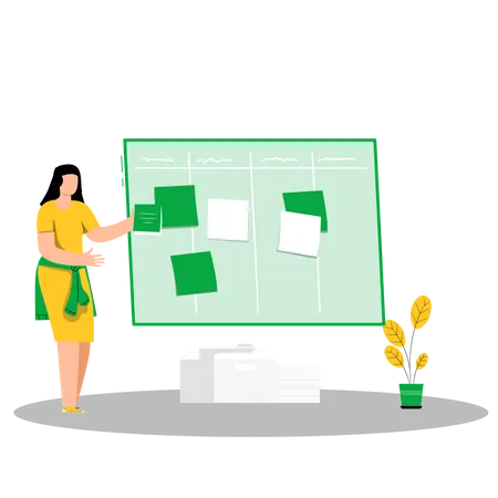 Business planning  Illustration