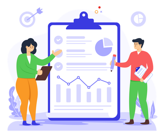 Business Planning  Illustration