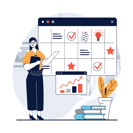Business Planning  Illustration