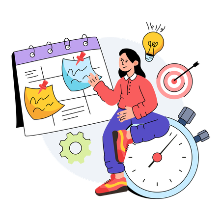 Business Planning Schedule  Illustration