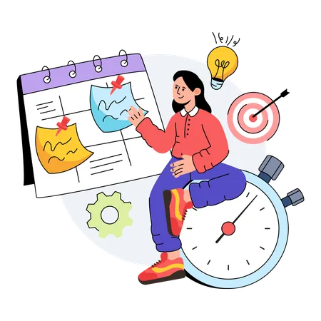 Business Planning Schedule  Illustration